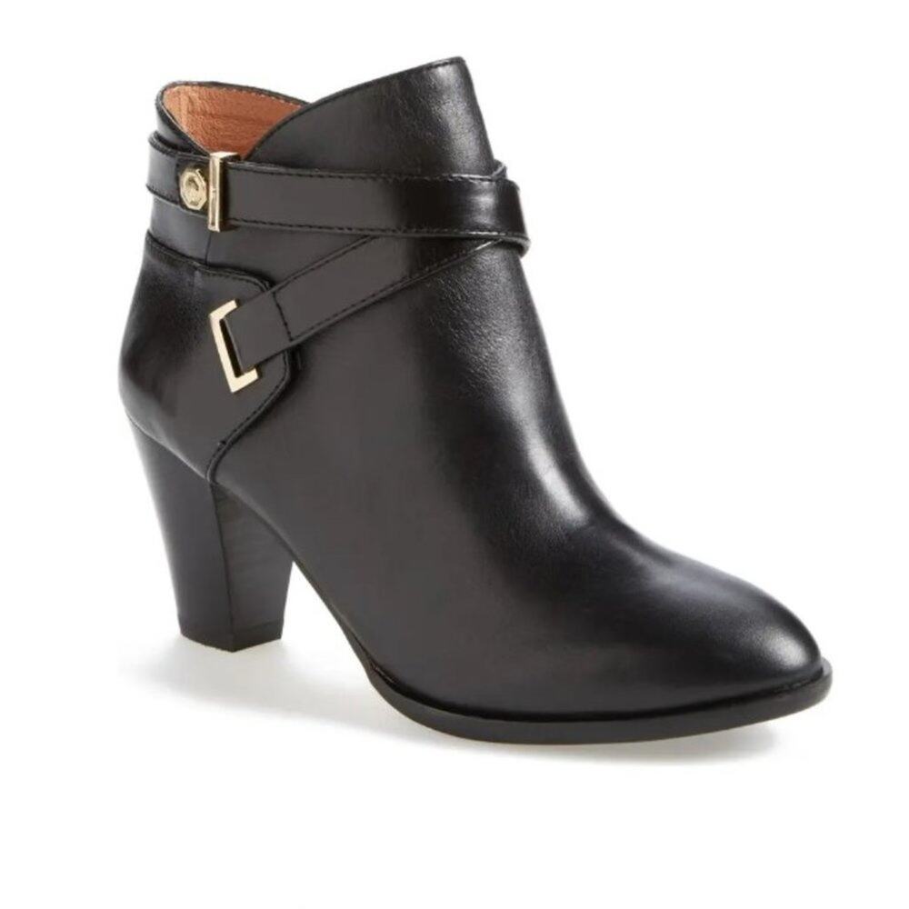 Louise et Cie Lo Ranier Pebbled Leather Ankle Booties-Festival-Boho-Size 8 1/2 M